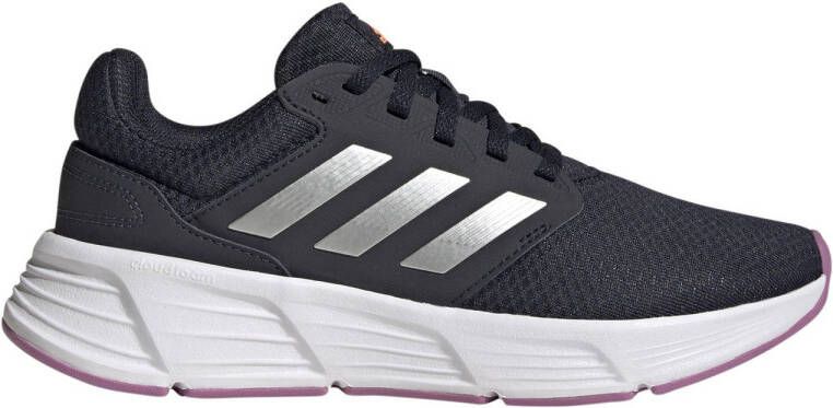 Adidas Performance Galaxy 6 hardloopschoenen donkerblauw zilver lila