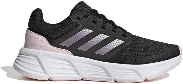 adidas Performance Galaxy 6 hardloopschoenen zwart paars roze