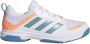 Adidas Perfor ce Ligra 7 zaalsportschoenen wit oranje blauw groen - Thumbnail 1