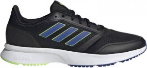 Adidas Performance Nova Flow hardloopschoenen zwart blauw limegroen