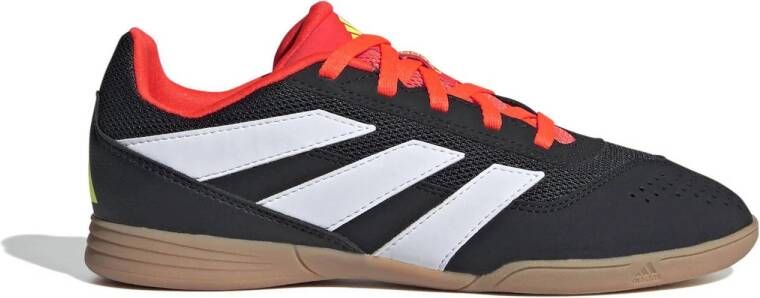 Adidas Performance Predator 24 Indoor Sala Jr. zaalvoetbalschoenen zwart wit rood Imitatieleer 36 2 3