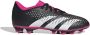 Adidas Predator Accuracy.4 Gras Kunstgras Voetbalschoenen (FxG) Kids Zwart Wit Roze - Thumbnail 1