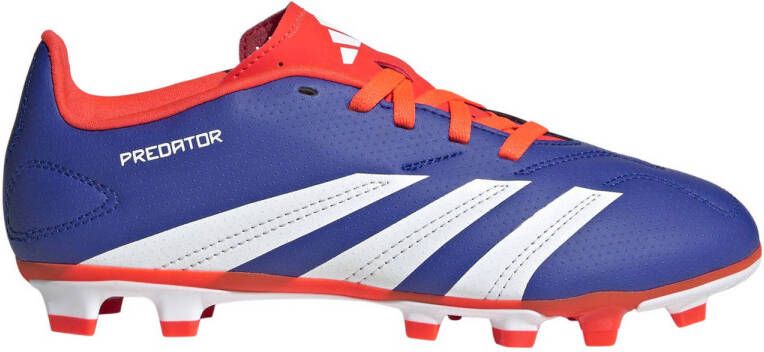 Adidas Perfor ce Predator Club junior voetbalschoenen blauw wit rood Imitatieleer 36 2 3