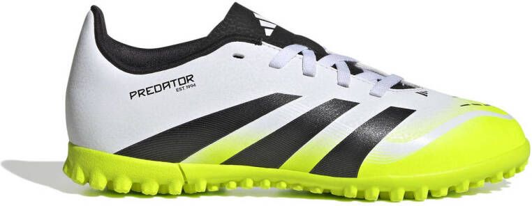 Adidas Perfor ce Predator Club junior voetbalschoenen wit zwart geel