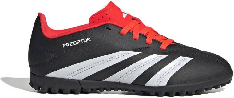 Adidas Perfor ce Predator Club TF Jr. voetbalschoenen zwart wit rood Imitatieleer 36 2 3