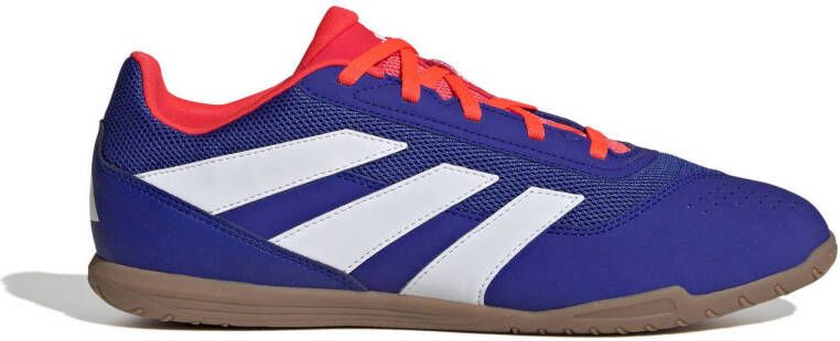 Adidas Perfor ce Predator Club senior zaalvoetbalschoenen kobaltblauw wit oranje