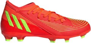 Adidas Performance Predator Edge.3 FG Jr. voetbalschoenen oranje limegroen zwart