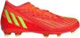 Adidas Perfor ce Predator Edge.3 FG Jr. voetbalschoenen oranje limegroen zwart - Thumbnail 1