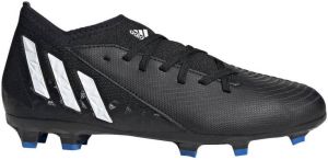 Adidas Performance Predator Edge.3 FG Jr. voetbalschoenen zwart wit rood