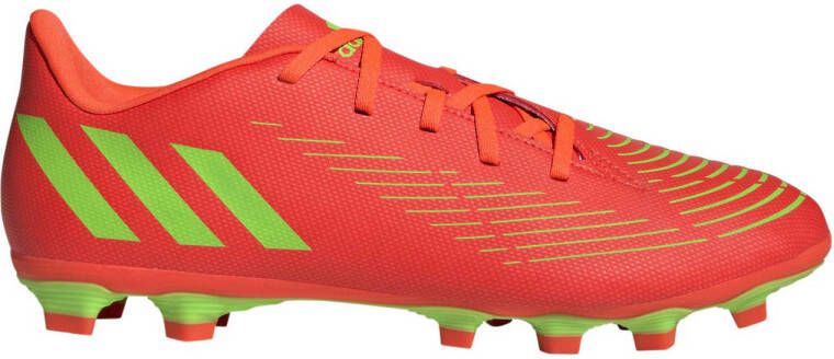 adidas Performance Predator Edge.4 FxG Sr. voetbalschoenen rood limegroen