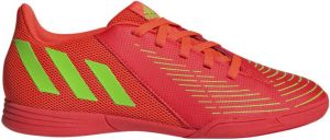 Adidas Performance Predator Edge.4 IN Jr. zaalvoetbalschoenen oranje limegroen zwart