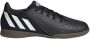 Adidas Performance Predator Edge.4 IN Jr. zaalvoetbalschoenen zwart wit rood - Thumbnail 1