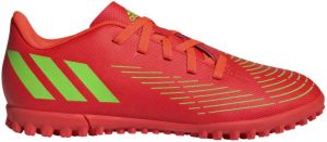 Adidas Performance Predator Edge.4 TF Sr. voetbalschoenen rood limegroen zwart