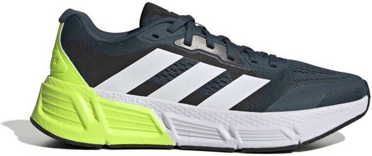 adidas Performance Questar 2 Bounce hardloopschoenen petrol geel