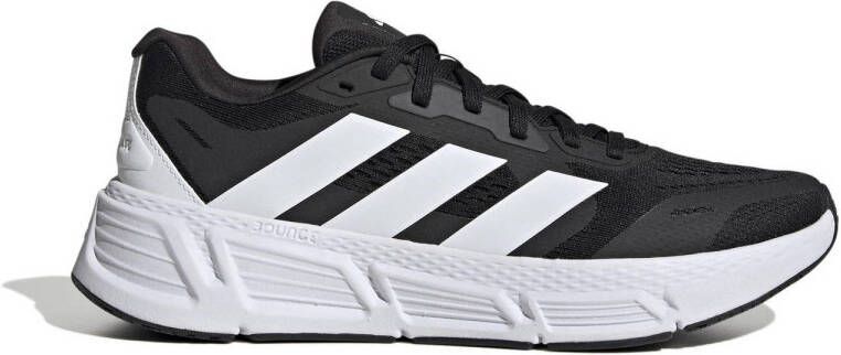 adidas Performance Questar 2 Bounce hardloopschoenen zwart wit antraciet