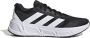 Adidas Performance Questar 2 Bounce hardloopschoenen zwart wit antraciet - Thumbnail 1