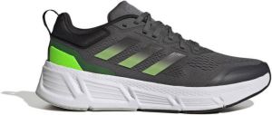 Adidas Performance Questar hardloopschoenen grijs groen zwart