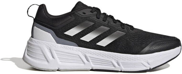 adidas Performance Questar hardloopschoenen zwart wit grijs