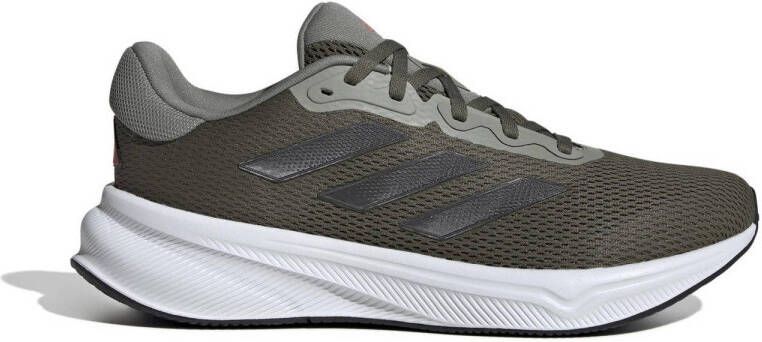 Adidas Performance Response Run hardloopschoenen olijfgroen zwart rood