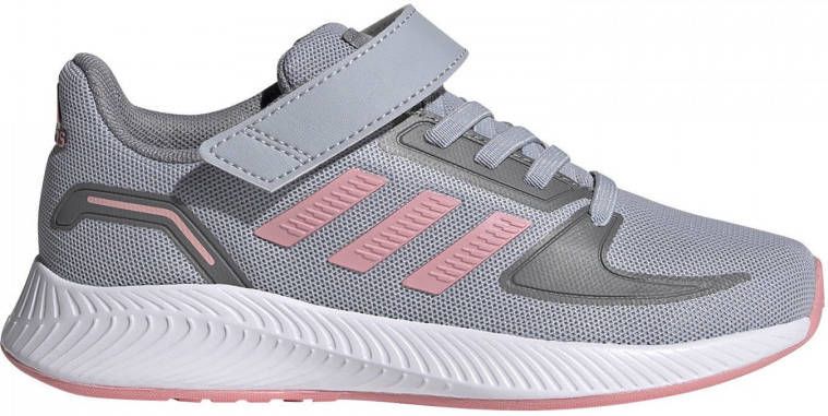 Adidas Performance Runfalcon 2.0 Classic hardloopschoenen zilvergrijs roze grijs kids