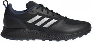Adidas Performance Runfalcon 2.0 hardloopschoenen trail zwart zilver donkerblauw