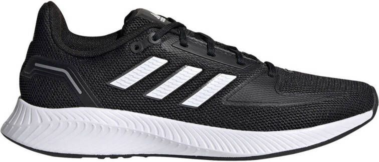 adidas Performance Runfalcon 2.0 hardloopschoenen zwart wit grijs