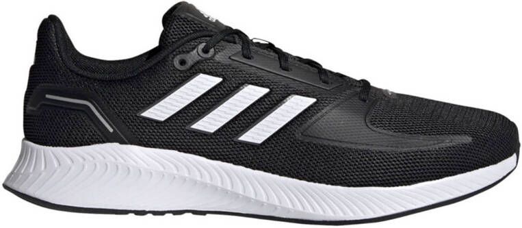 adidas Performance Runfalcon 2.0 hardloopschoenen zwart wit grijs