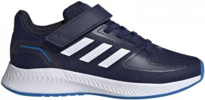 Adidas Performance Runfalcon 2.0 sneakers donkerblauw wit kobaltblauw kids