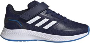 Adidas Performance Runfalcon 2.0 sneakers donkerblauw wit kobaltblauw kids