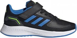 Adidas Performance Runfalcon 2.0 sneakers zwart kobaltblauw wit kids