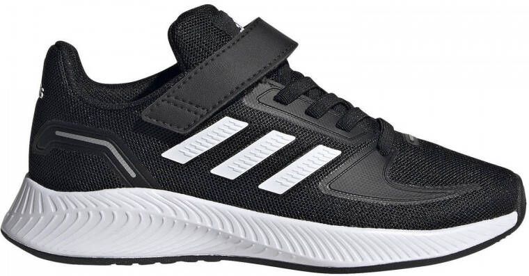 Adidas Performance Runfalcon 2.0 sneakers zwart wit zilver metallic kids
