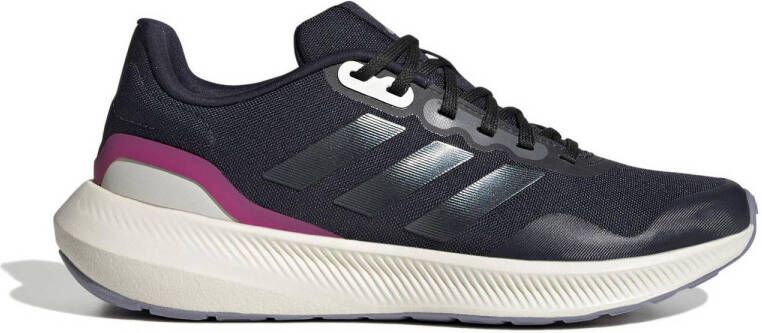 Adidas Perfor ce Runfalcon 3 Trail hardloopschoenen donkerblauw blauw roze