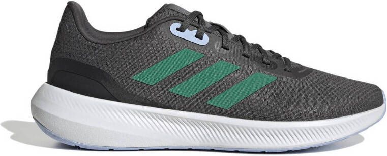 Adidas Performance Runfalcon 3.0 hardloopschoenen grijs groen