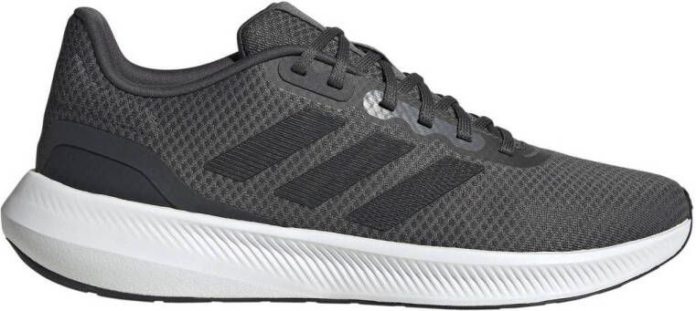 adidas Performance Runfalcon 3.0 hardloopschoenen grijs zwart antraciet