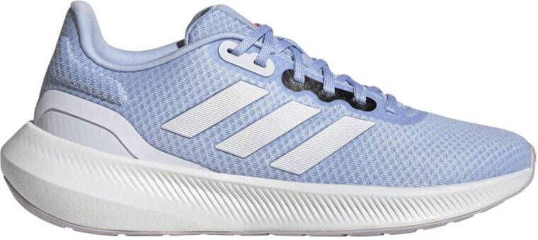 adidas Performance Runfalcon 3.0 hardloopschoenen lichtblauw zilvergrijs