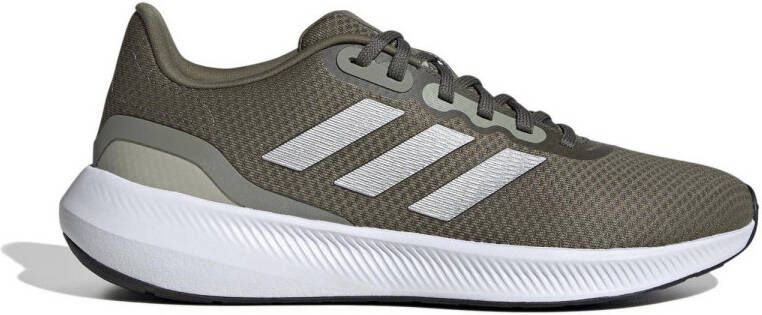 Adidas Performance Runfalcon 3.0 hardloopschoenen olijfgroen