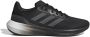 Adidas Performance Runfalcon 3.0 hardloopschoenen zwart antraciet metallic - Thumbnail 1