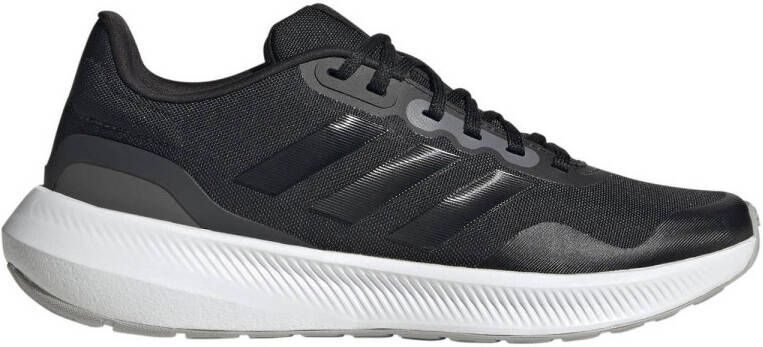 Adidas Performance Runfalcon 3.0 hardloopschoenen zwart antraciet wit