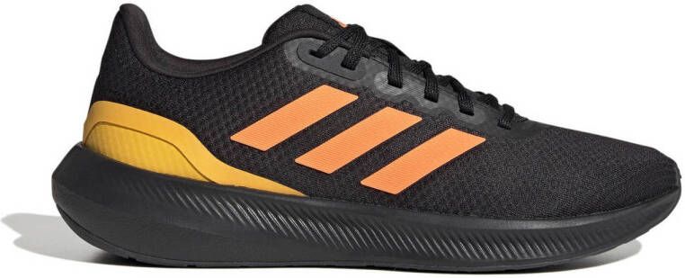 Adidas Performance Runfalcon 3.0 hardloopschoenen zwart antraciet metallic