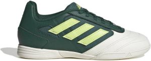 Adidas Performance Super Sala 2 Jr. zaalvoetbalschoenen donkergroen limegroen wit
