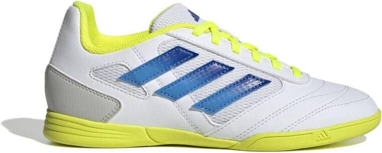 Adidas Perfor ce Super Sala 2 Jr. zaalvoetbalschoenen wit kobaltblauw geel Imitatieleer 38 2 3