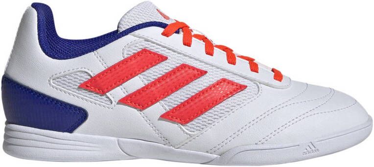 Adidas Performance Super Sala junior zaalvoetbalschoenen wit rood blauw