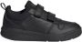 Adidas Perfor ce Tensaur Classic sneakers klittenband zwart grijs kids - Thumbnail 1