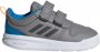Adidas Perfor ce Tensaur Classic sportschoenen lichtgrijs grijs kobaltblauw kids - Thumbnail 1