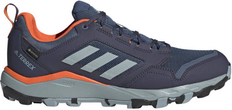 Adidas Performance Terrex Tracerocker 2.0 Goretex wandelschoenen donkerblauw grijs oranje