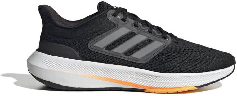 adidas Performance Ultrabounce hardloopschoenen zwart antraciet geel