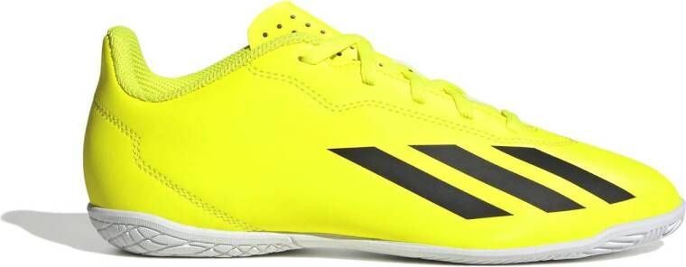 Adidas Perfor ce X Crazyfast Club IN Jr. voetbalschoenen geel zwart wit Imitatieleer 36 2 3