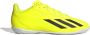 Adidas Performance X Crazyfast Club IN Junior voetbalschoenen geel zwart wit Jongens Meisjes Imitatieleer 36 2 3 - Thumbnail 1