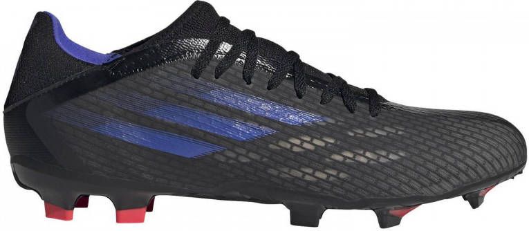 Adidas X Speedflow.3 Firm Ground Voetbalschoenen Core Black Sonic Ink Solar Yellow Heren