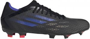 Adidas X Speedflow.3 Firm Ground Voetbalschoenen Core Black Sonic Ink Solar Yellow Dames